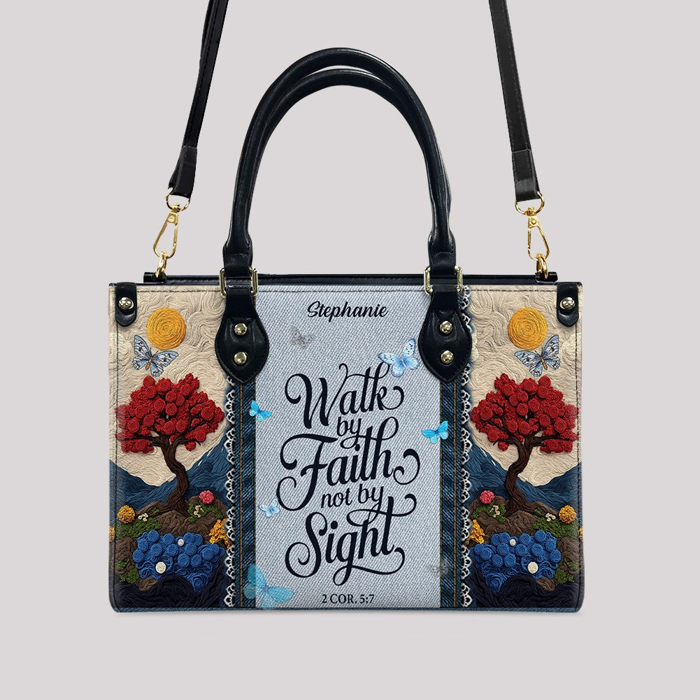 Personalized Christian 3D Tree Leather Handbag