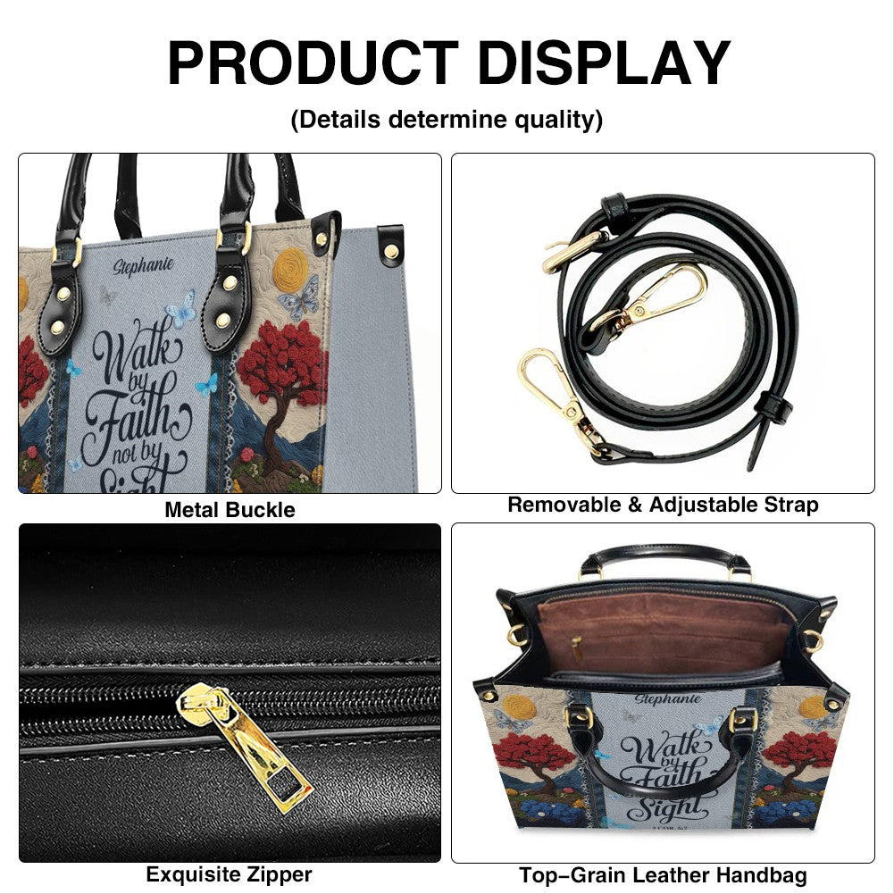 Personalized Christian 3D Tree Leather Handbag