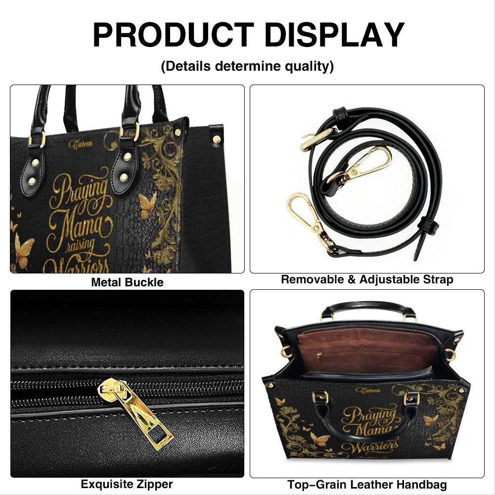 Personalized Christian Leather Handbag Set