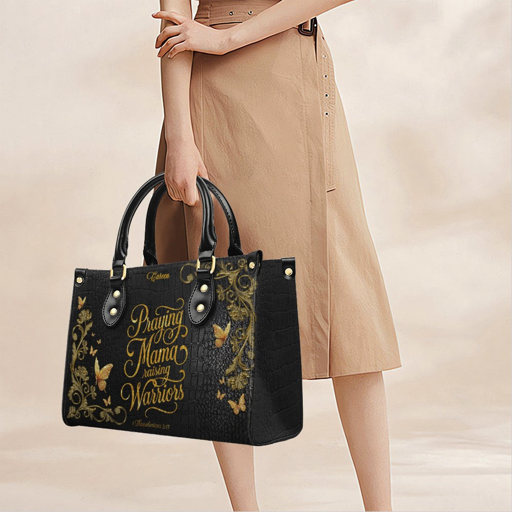 Personalized Christian Leather Handbag Set