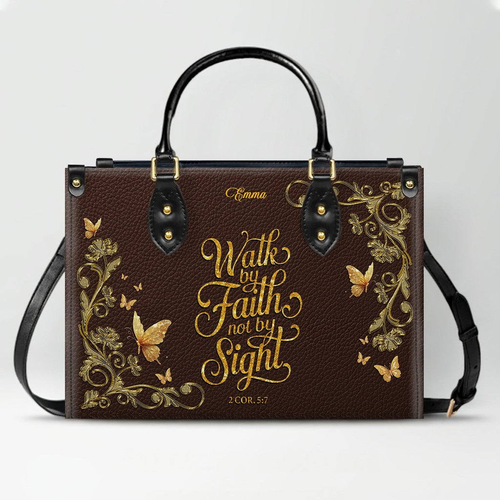 Personalized Christian Leather Handbag