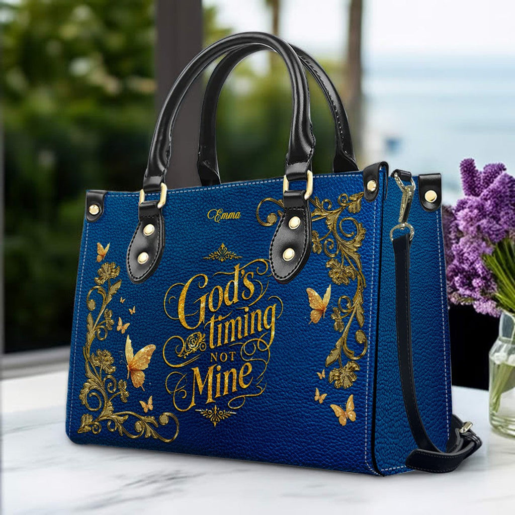 Personalized Christian Leather Handbag
