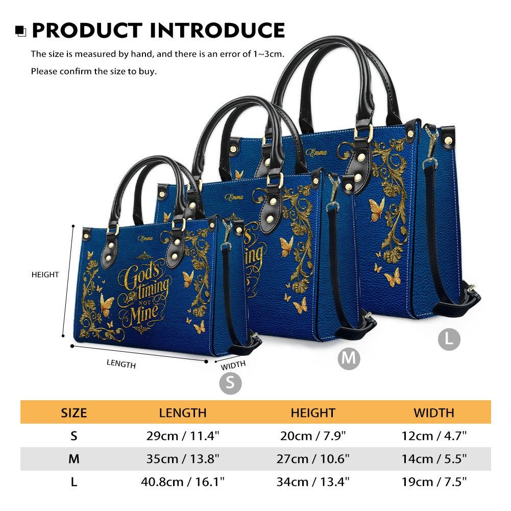 Personalized Christian Leather Handbag