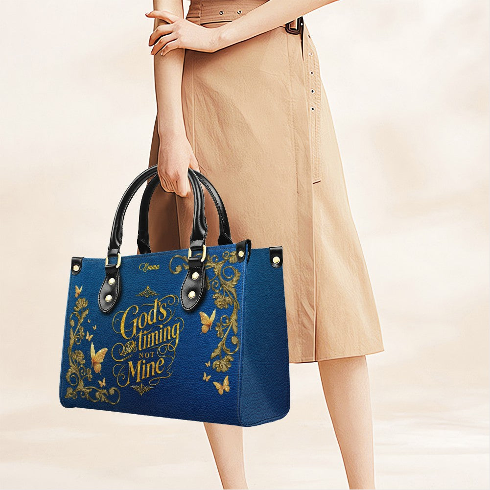 Personalized Christian Leather Handbag