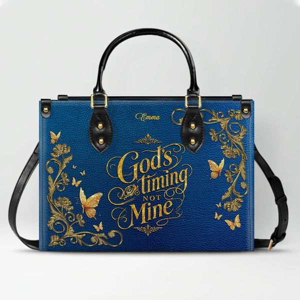 Personalized Christian Leather Handbag