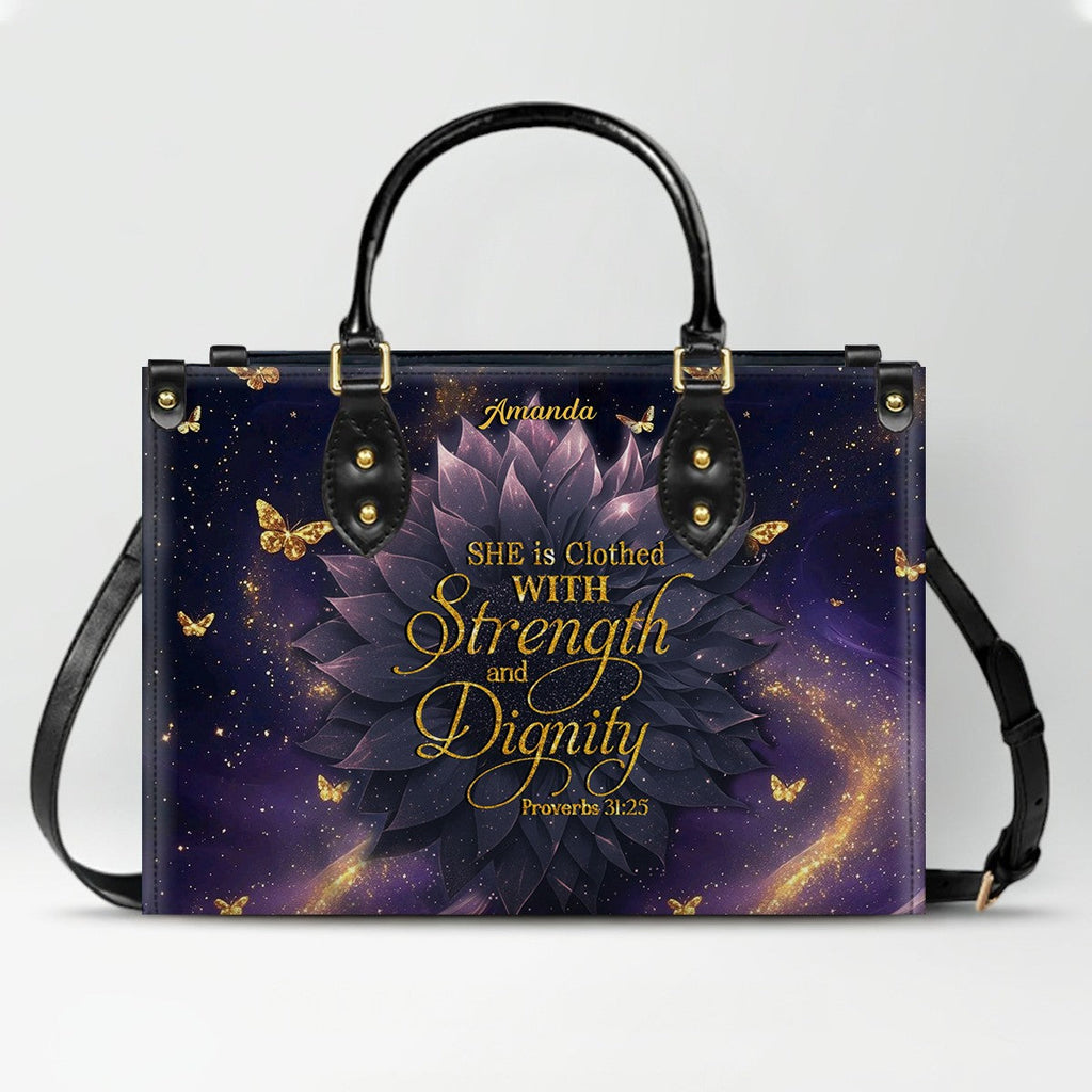 Personalized Christian Leather Handbag