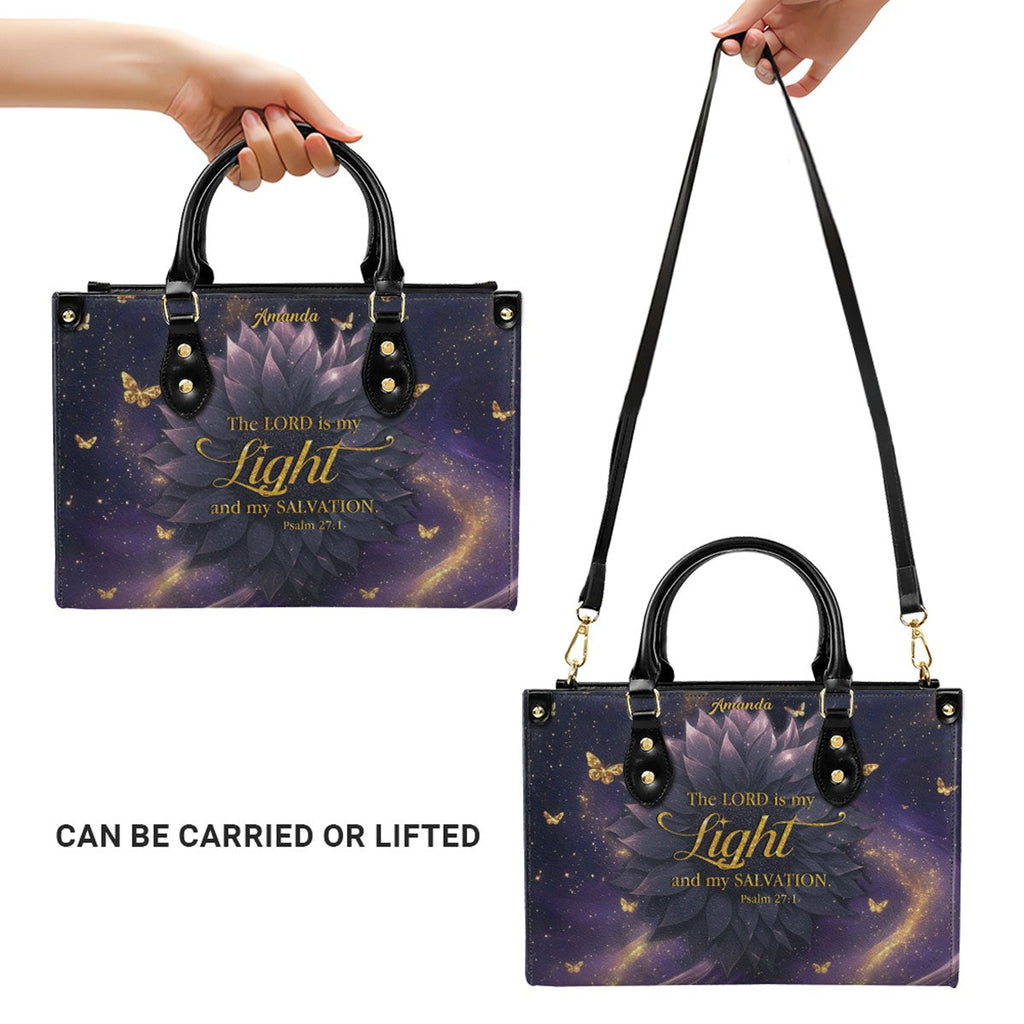 Personalized Christian Leather Handbag