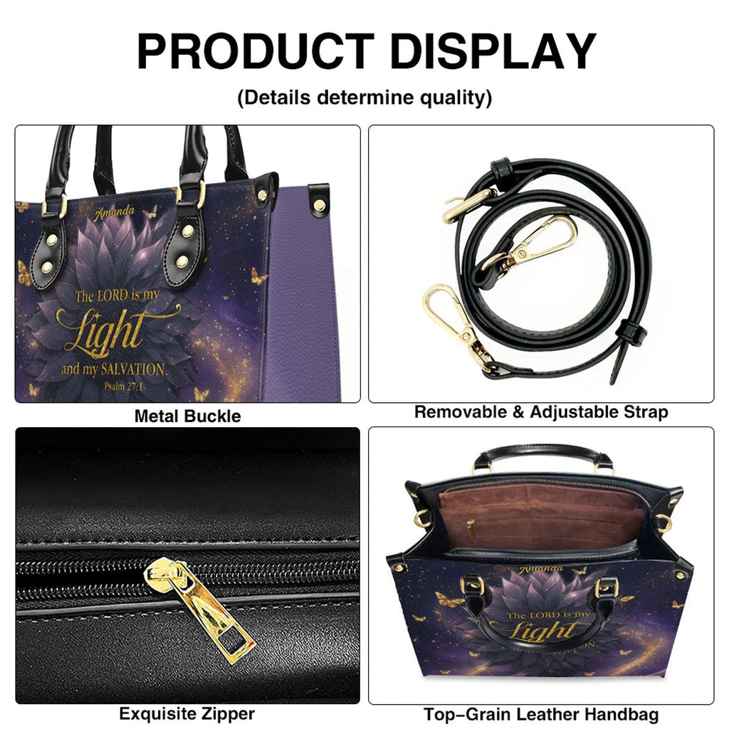 Personalized Christian Leather Handbag