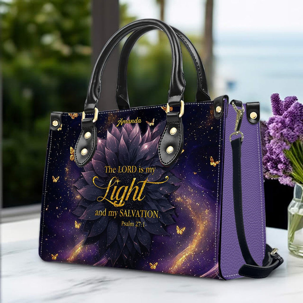 Personalized Christian Leather Handbag