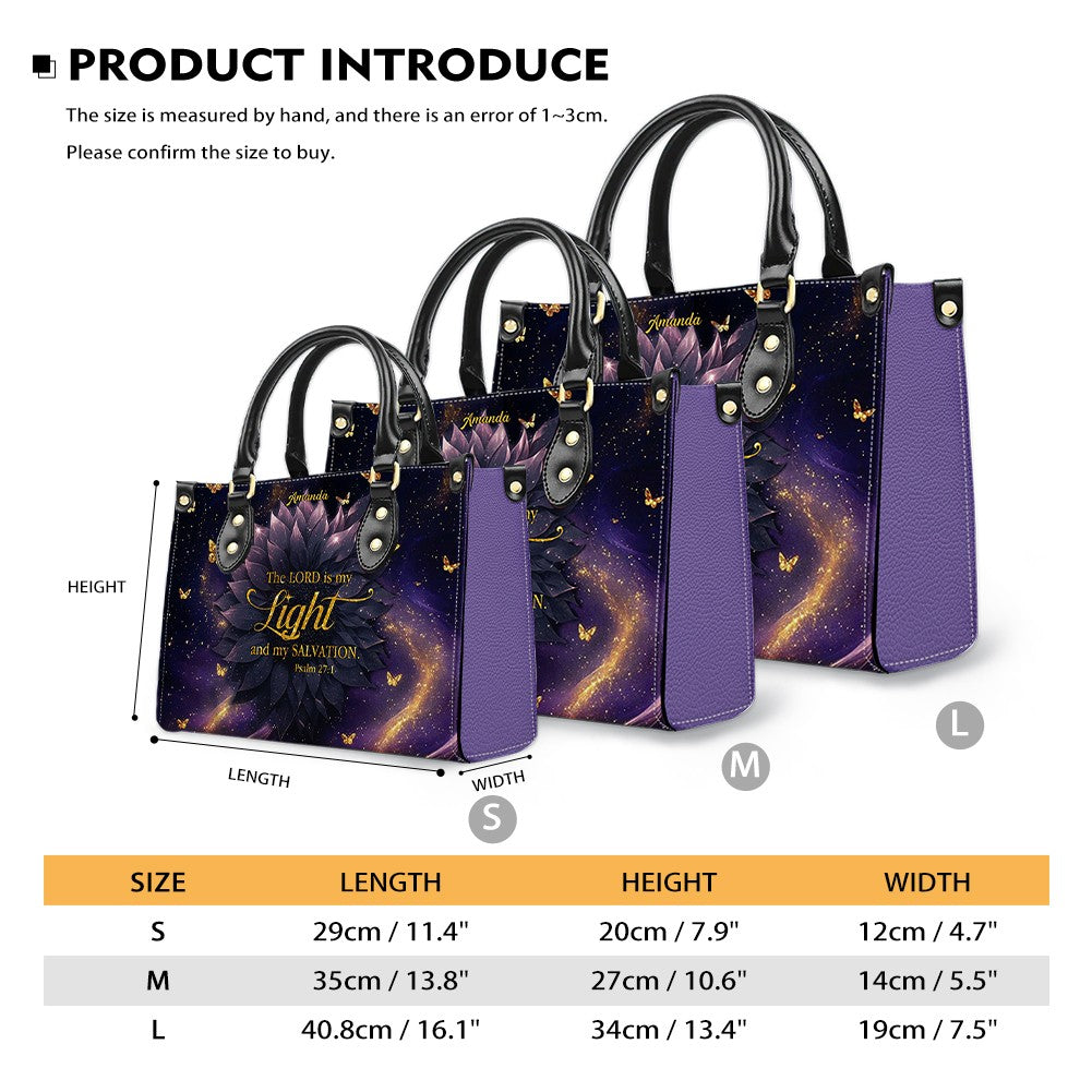 Personalized Christian Leather Handbag