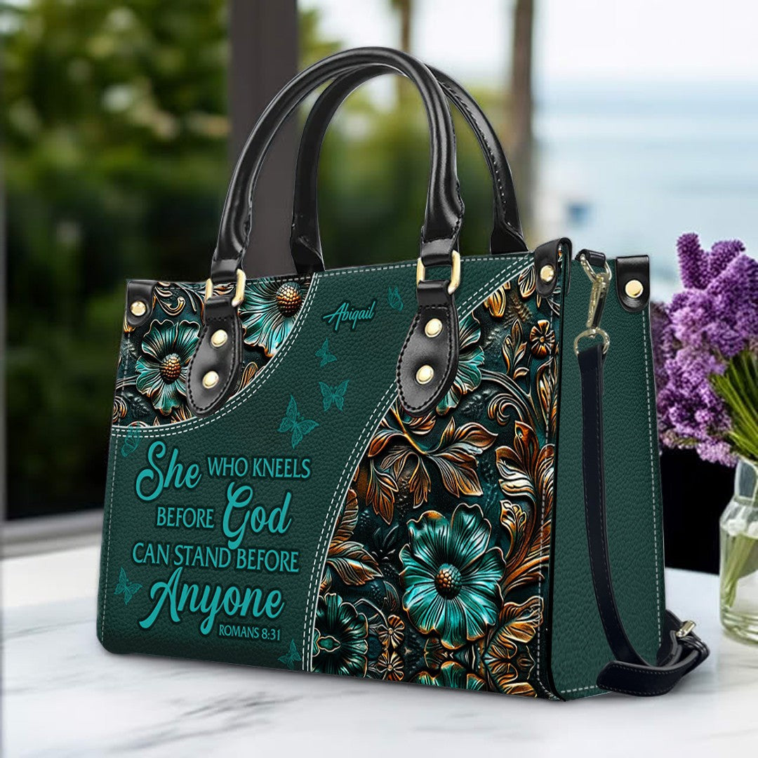 Personalized Christian Bible Verse Handbag