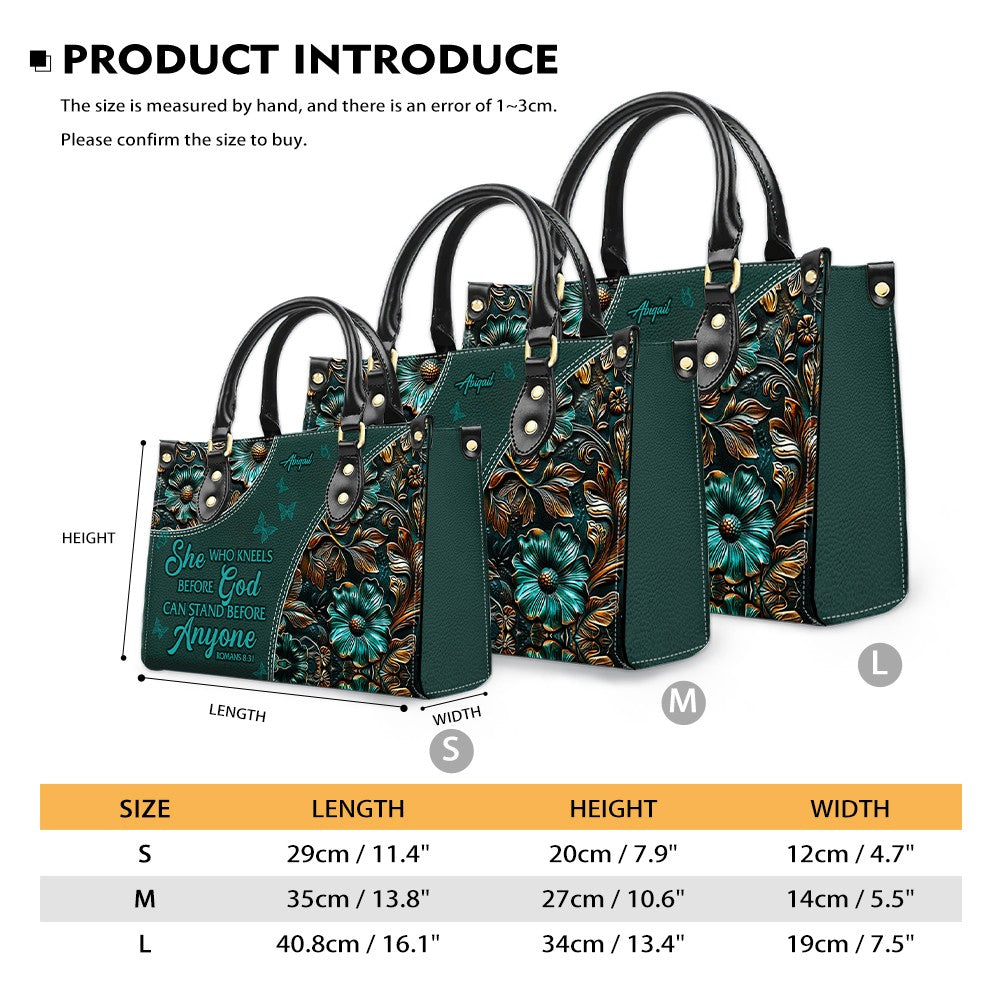 Personalized Christian Bible Verse Handbag
