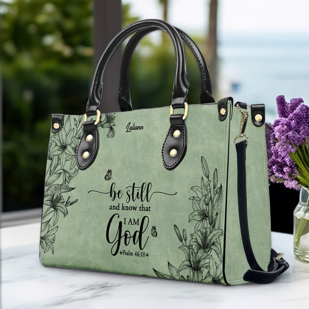 Custom Christian Leather Handbag & Wallet Set