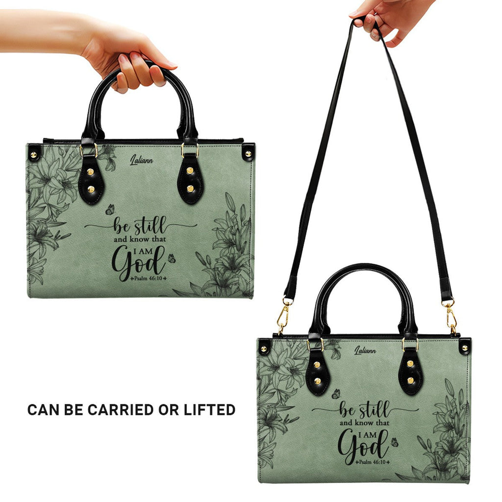 Custom Christian Leather Handbag & Wallet Set