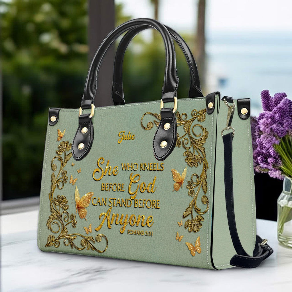 Personalized Christian Leather Handbag & Wallet