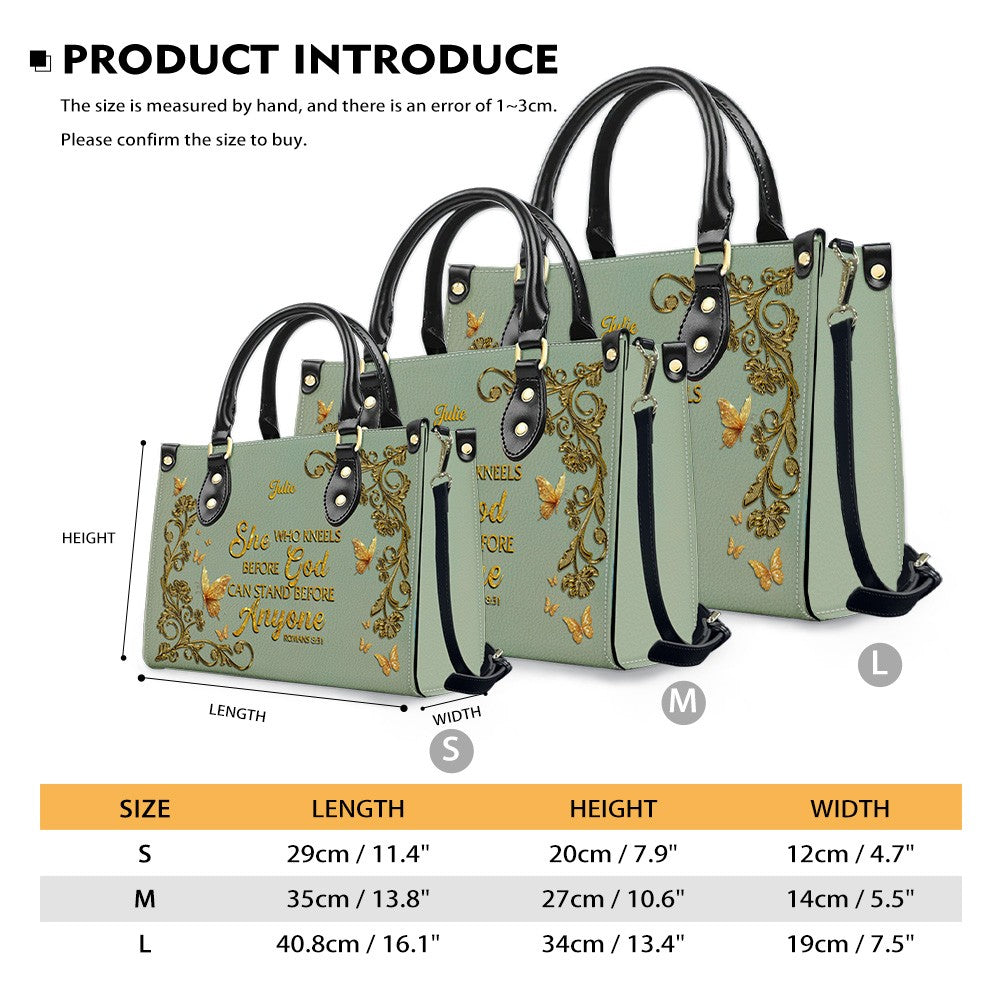 Personalized Christian Leather Handbag & Wallet