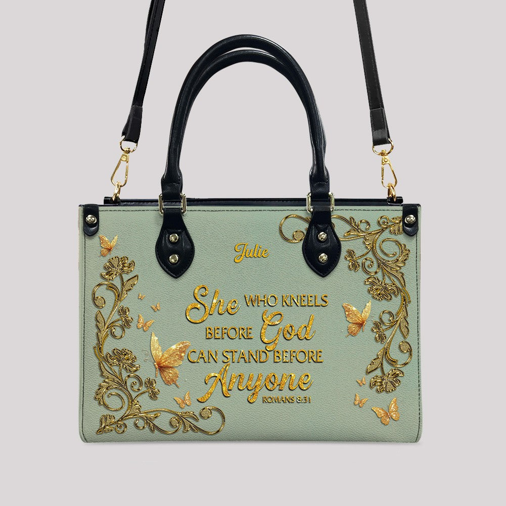 Personalized Christian Leather Handbag & Wallet