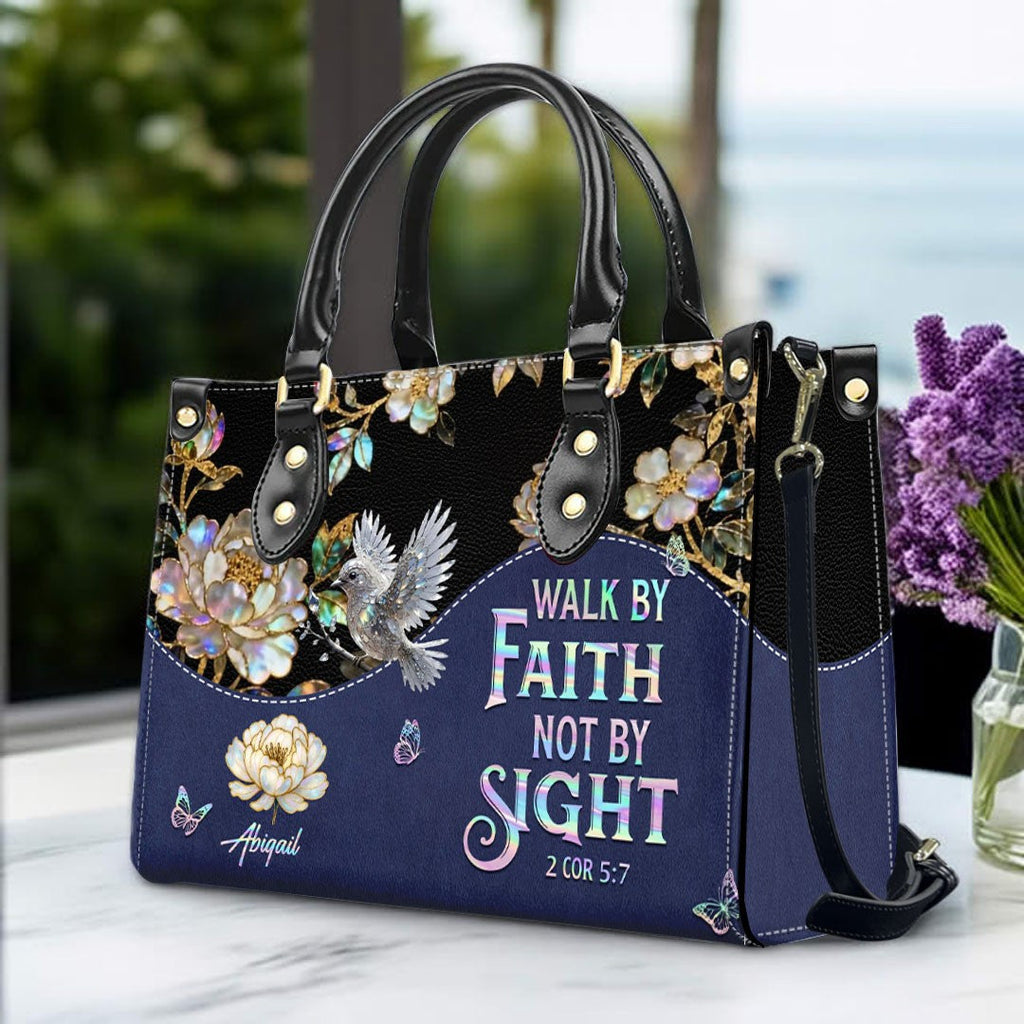 Personalized Christian Mother of Pearl Handbag