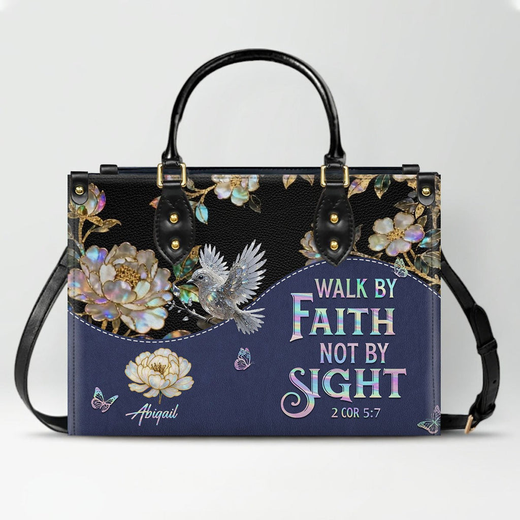 Personalized Christian Mother of Pearl Handbag