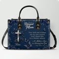 Personalized Blessed Mother Leather Handbag
