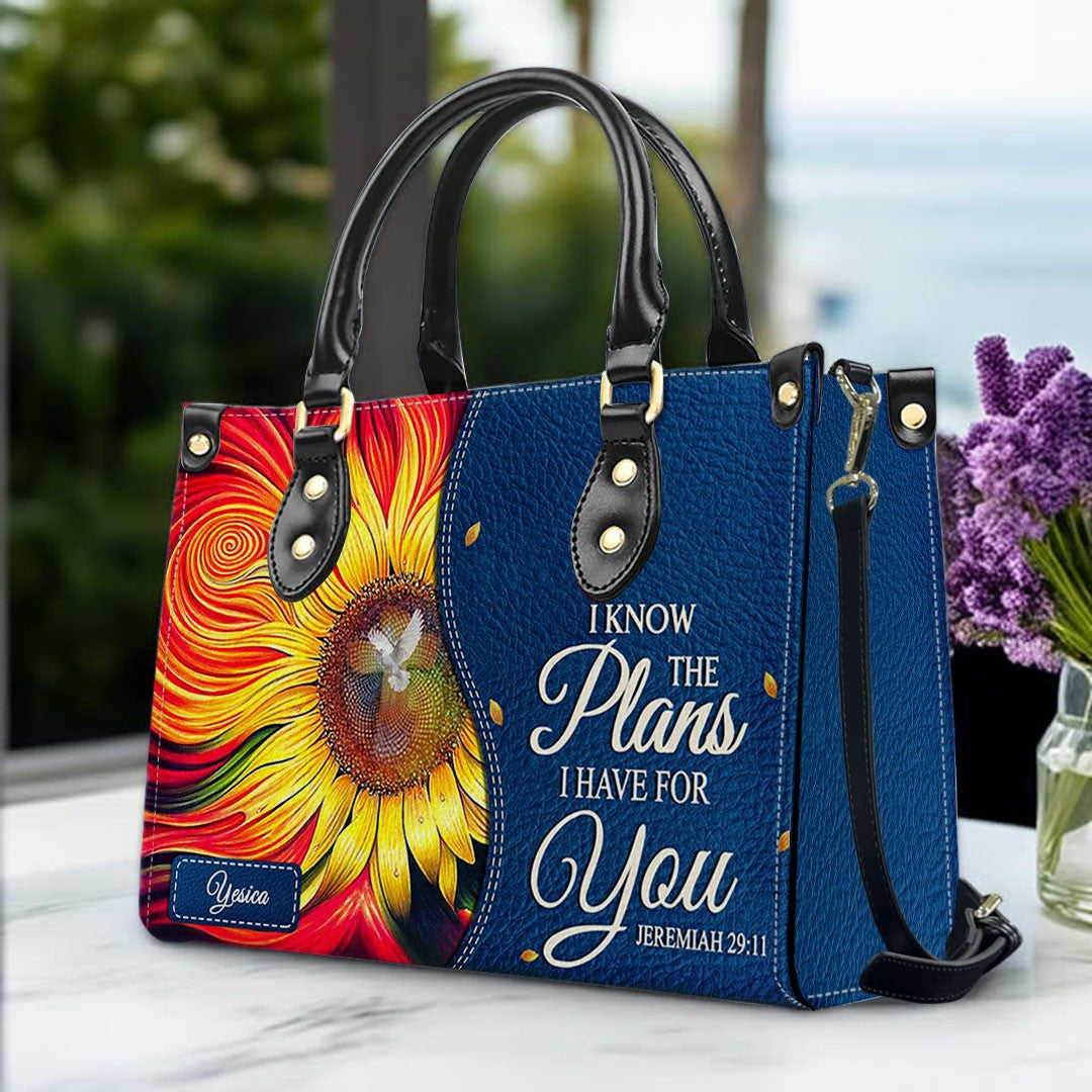 Personalized Christian Leather Handbag for Women