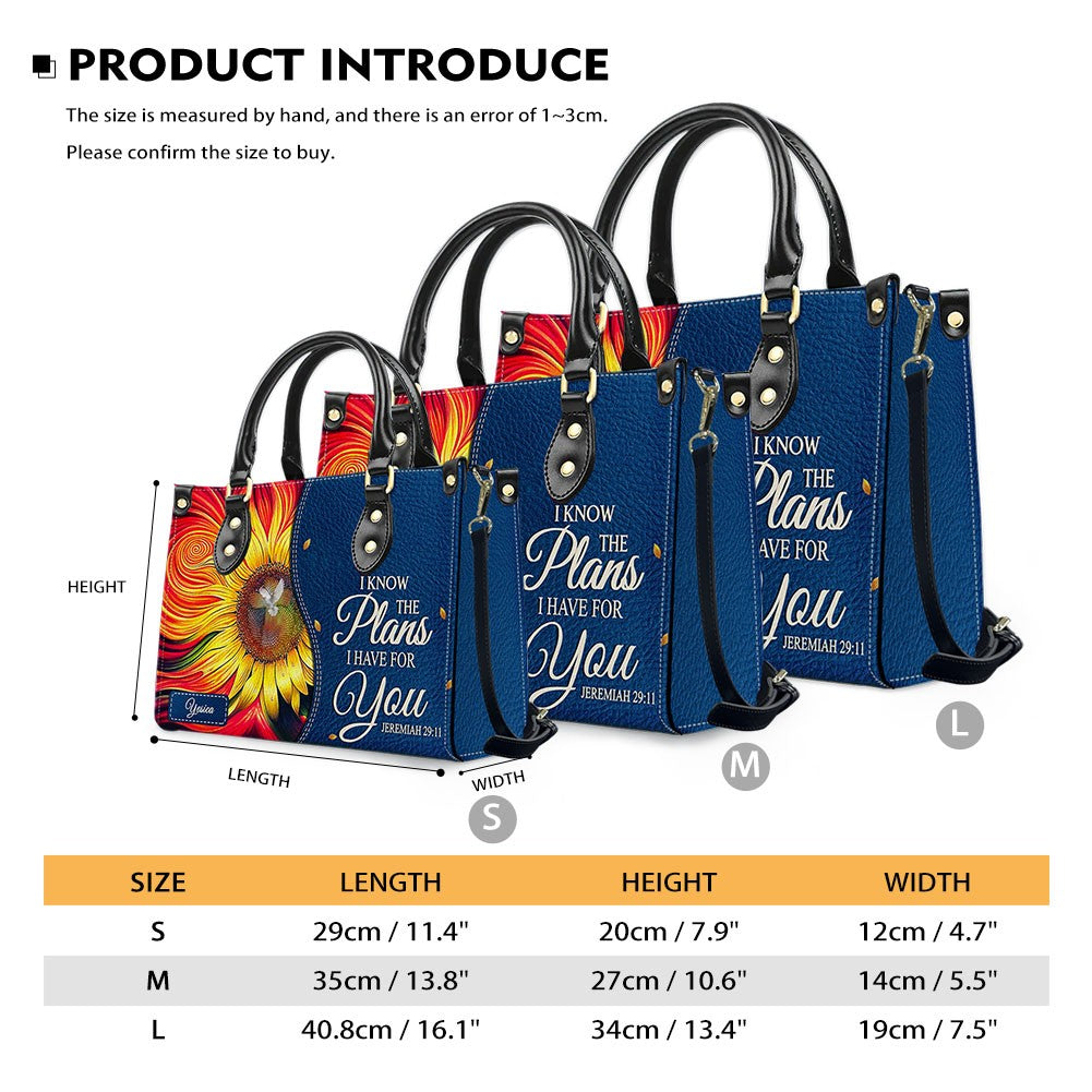 Personalized Christian Leather Handbag for Women