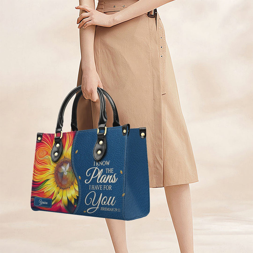 Personalized Christian Leather Handbag for Women