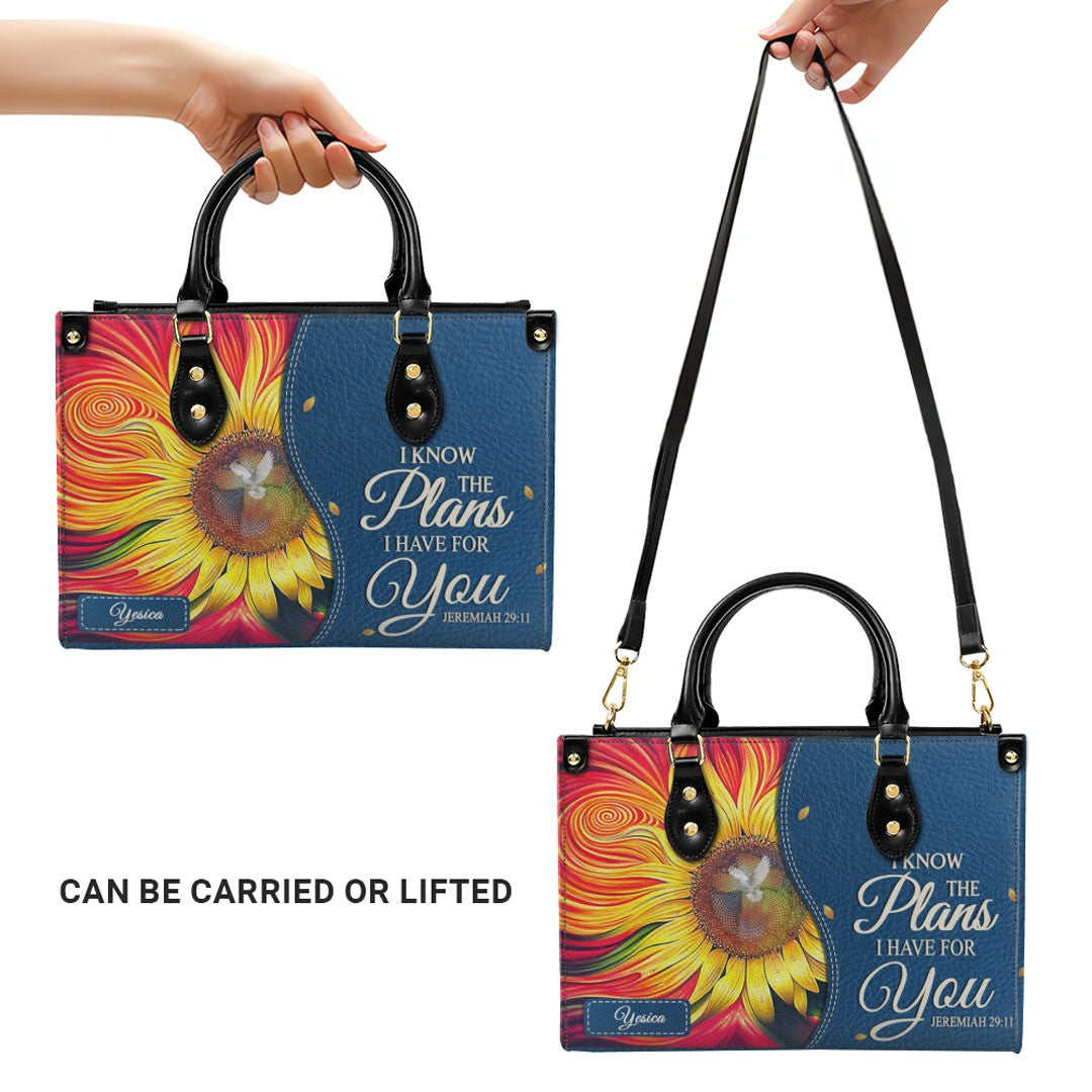 Personalized Christian Leather Handbag for Women