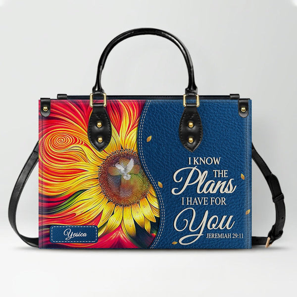 Personalized Christian Leather Handbag for Women