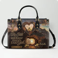 Personalized Be Still Scripture Leather Handbag
