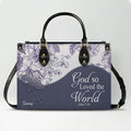 Personalized Bible Verse Leather Handbag