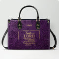 Personalized Christian Bible Verse Leather Tote