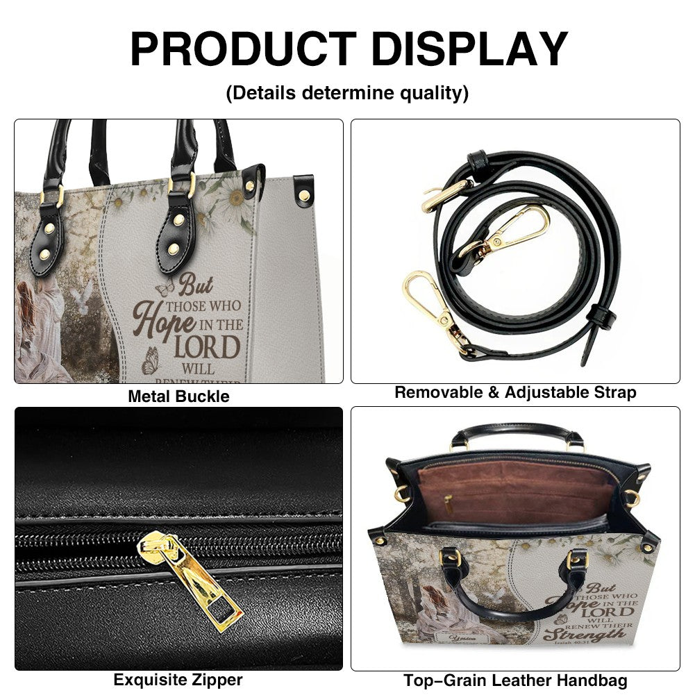 Personalized Christian Scripture Leather Handbag