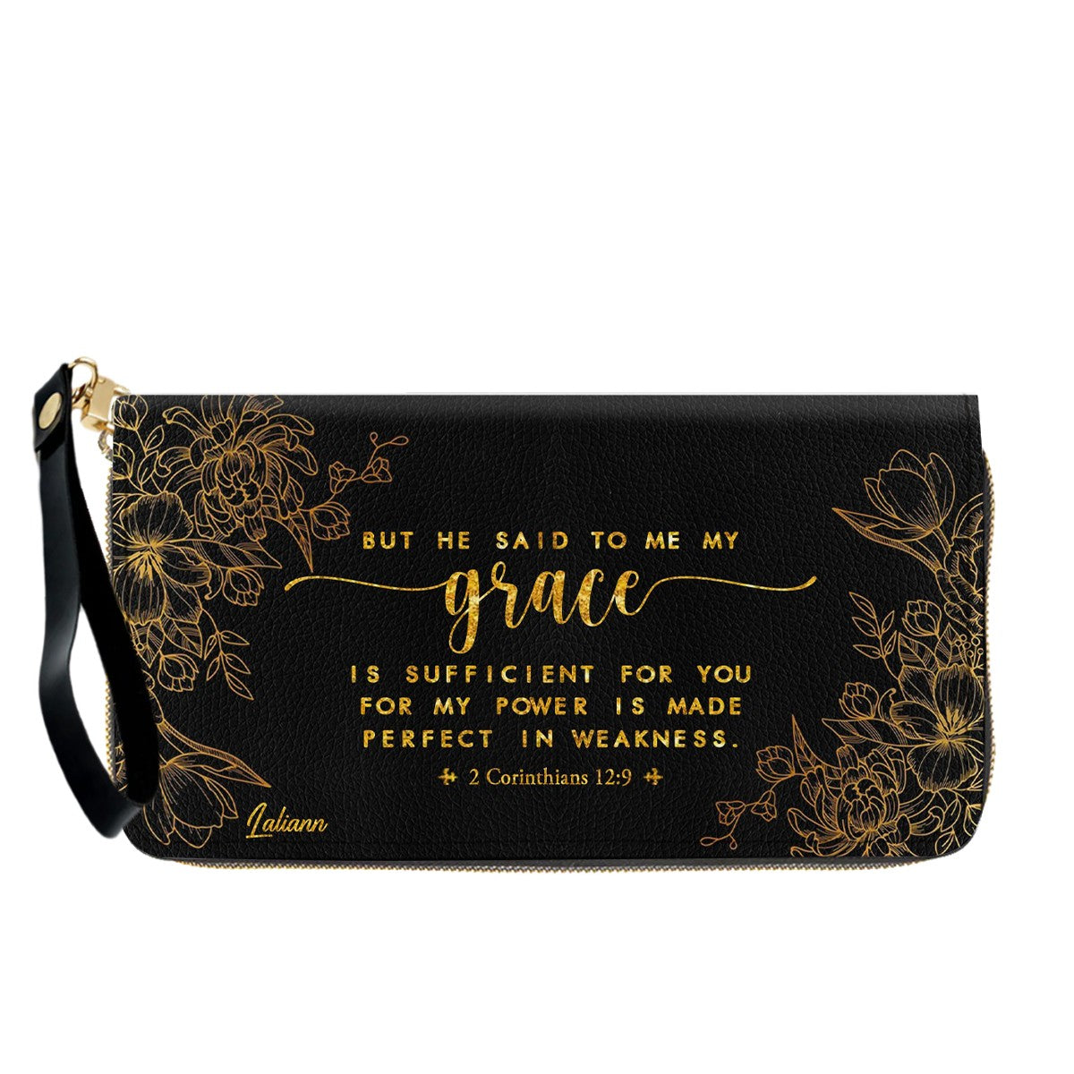 Personalized Bible Verse Leather Handbag