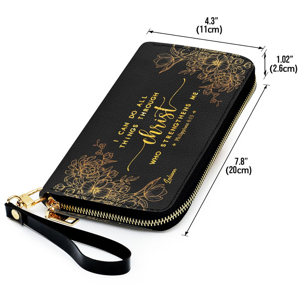 Personalized Bible Verse Leather Handbag