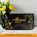 Personalized Christian Leather Wallet for Women