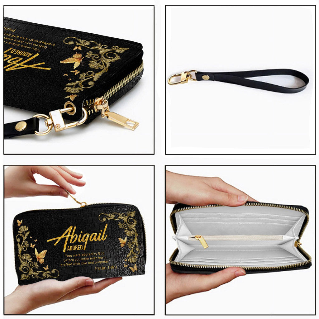 Personalized Christian Leather Wallet for Women