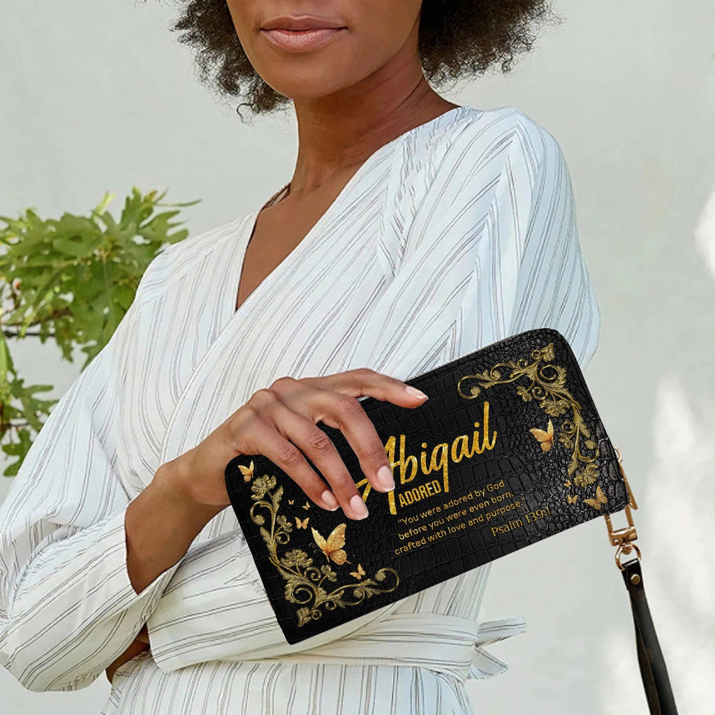 Personalized Christian Leather Wallet for Women