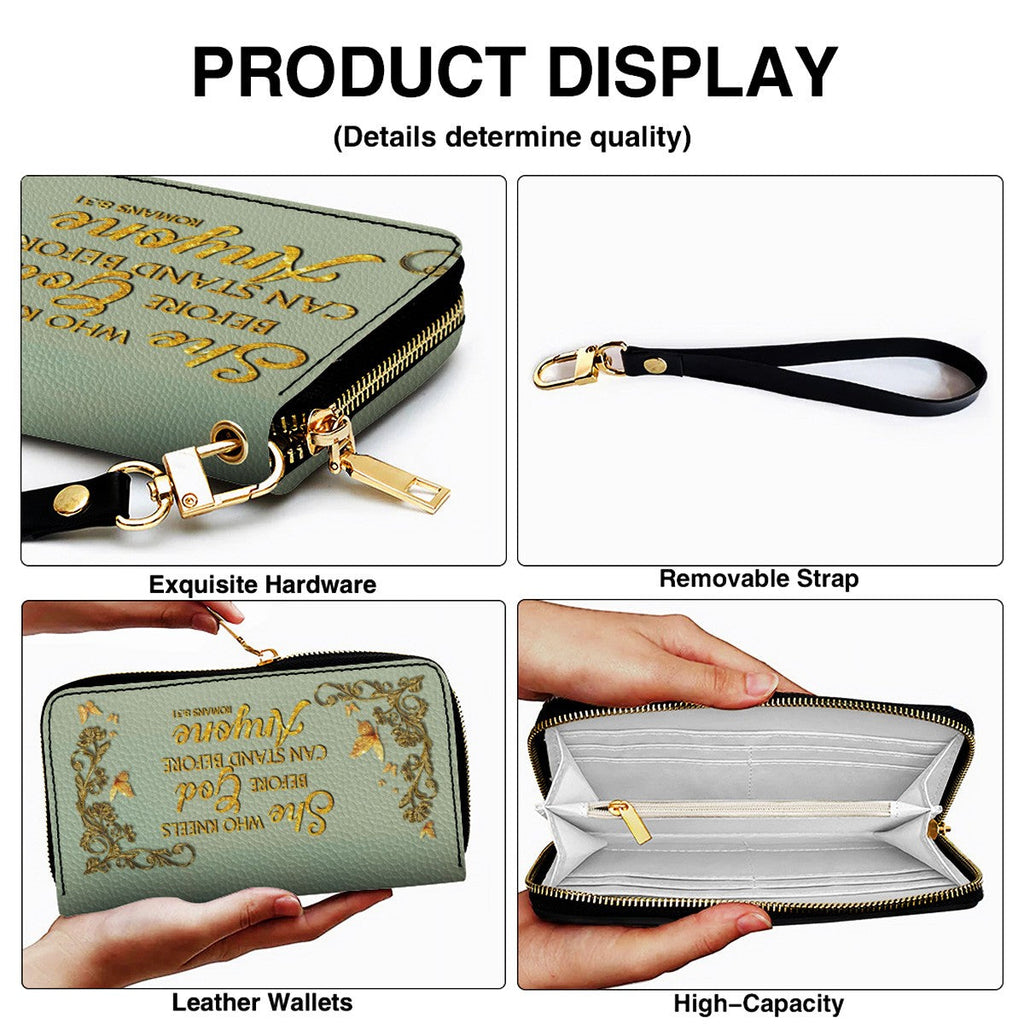 Personalized Christian Leather Handbag & Wallet