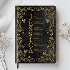 Personalized "Teacher's Sacred Calling" Leather Notebook