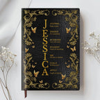 Personalized "Teacher's Sacred Calling" Leather Notebook