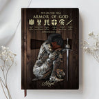 Personalized "Names of God & Armor of God" Leather Journal