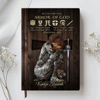 Personalized "Names of God & Armor of God" Leather Journal