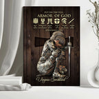 Personalized "Names of God & Armor of God" Leather Journal