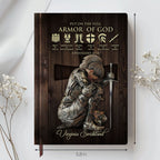 Personalized "Names of God & Armor of God" Leather Journal