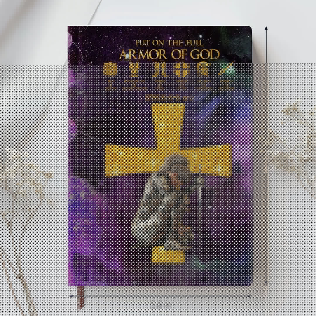 Personalized "Armor of God" Scripture Leather Journal