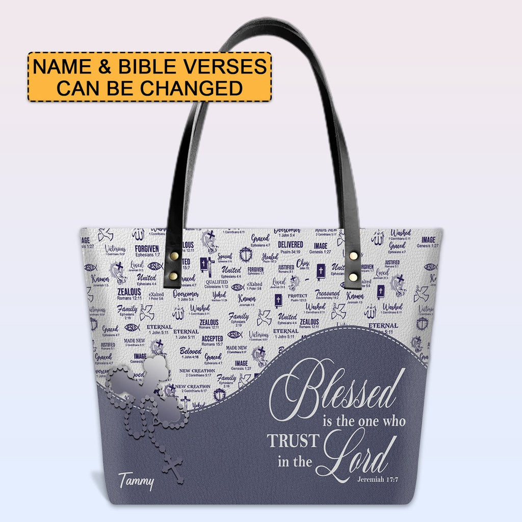 Personalized Christian Bible Verse Tote Bag