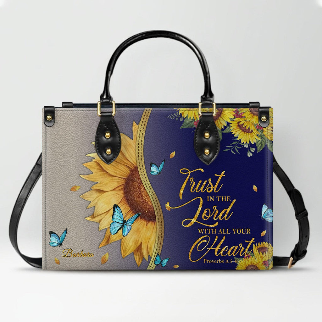 Personalized Philippians 4:13 Sunflower Tote Bag