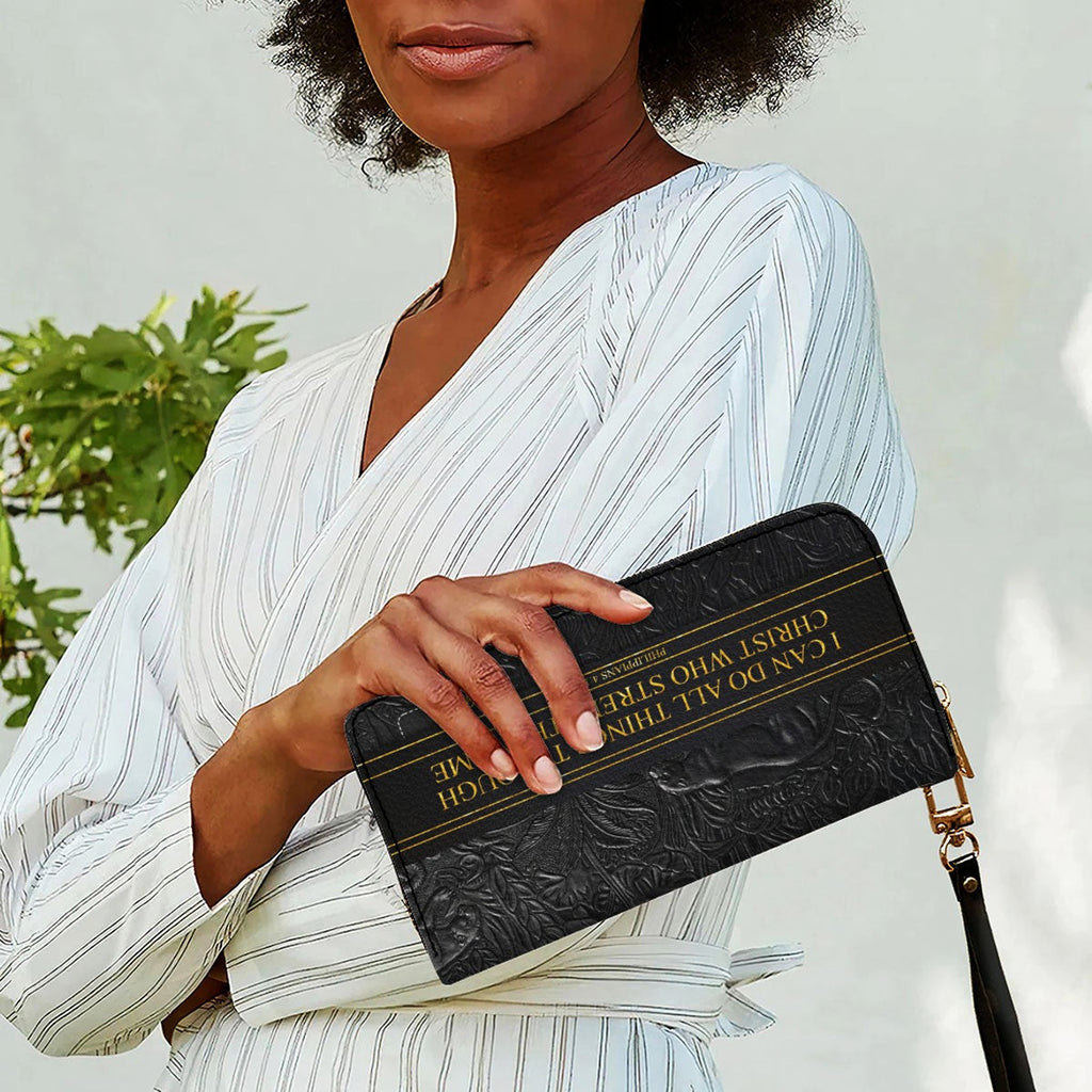 Custom Christian Leather Handbag & Wallet Set