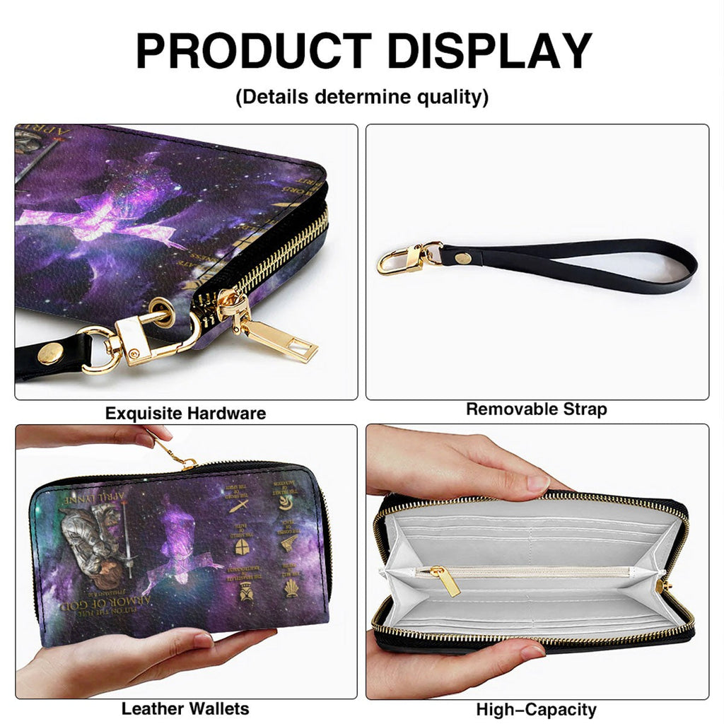 Personalized Armor of God Leather Handbag Set